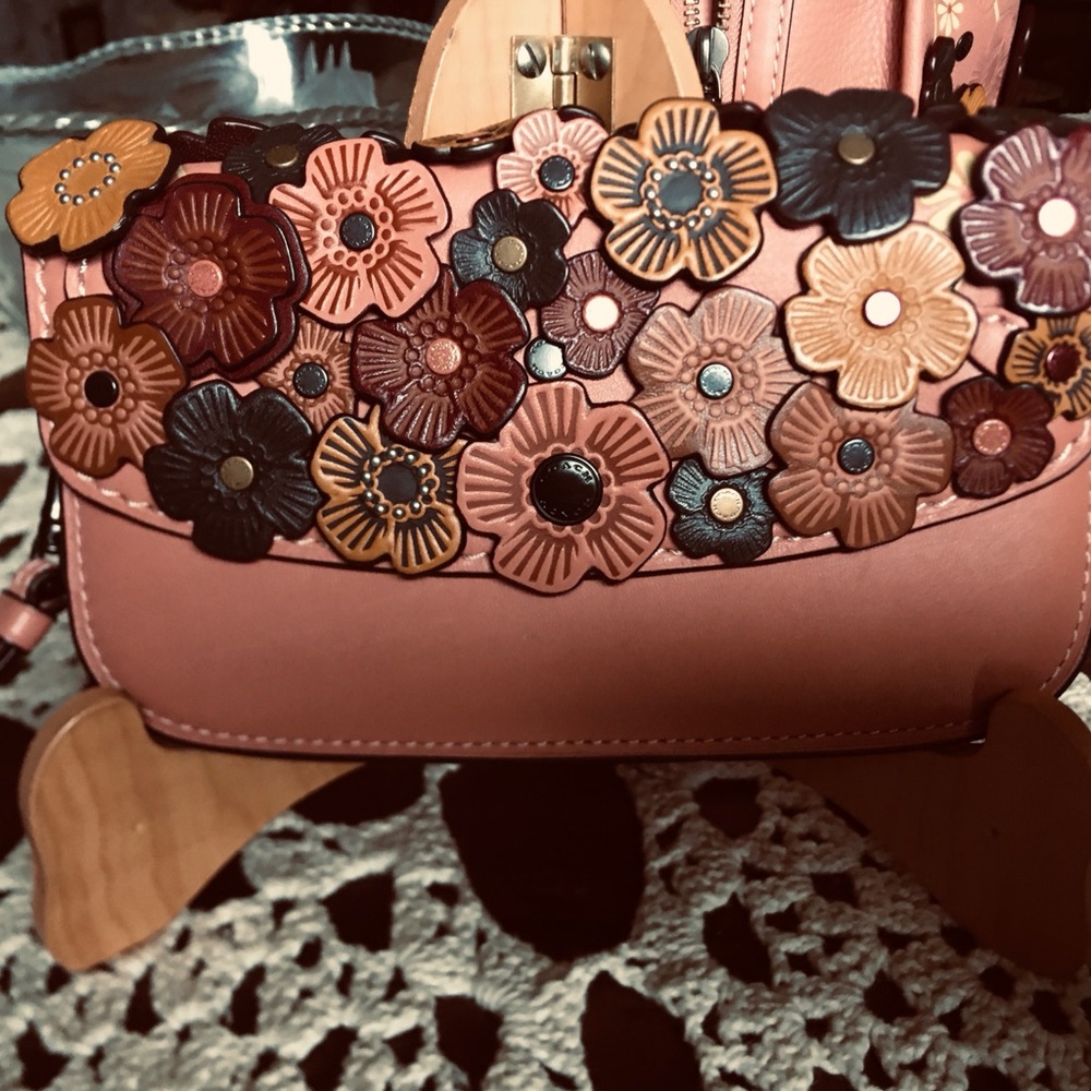 Coach Tea Rose Clutch